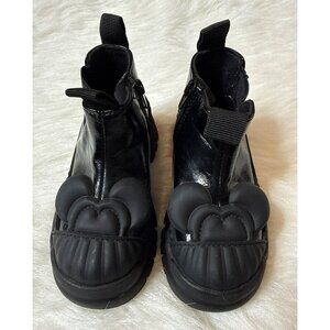 Zara x Disney Baby Toddler Girls 6 Minnie Mouse Black Patent Chelsea Boots